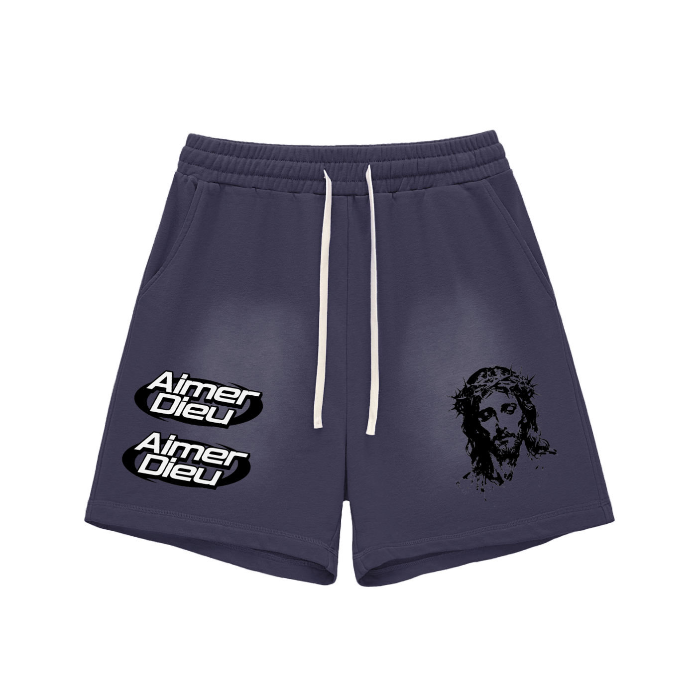 Aimer Dieu Cotton Shorts