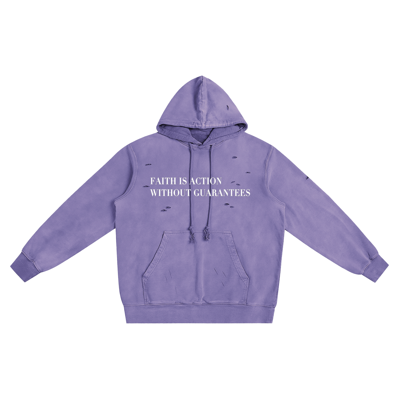 What Is Faith Distressed Vintage Hoodie