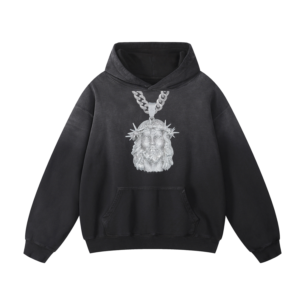 Jesus Piece White Gold Hoodie