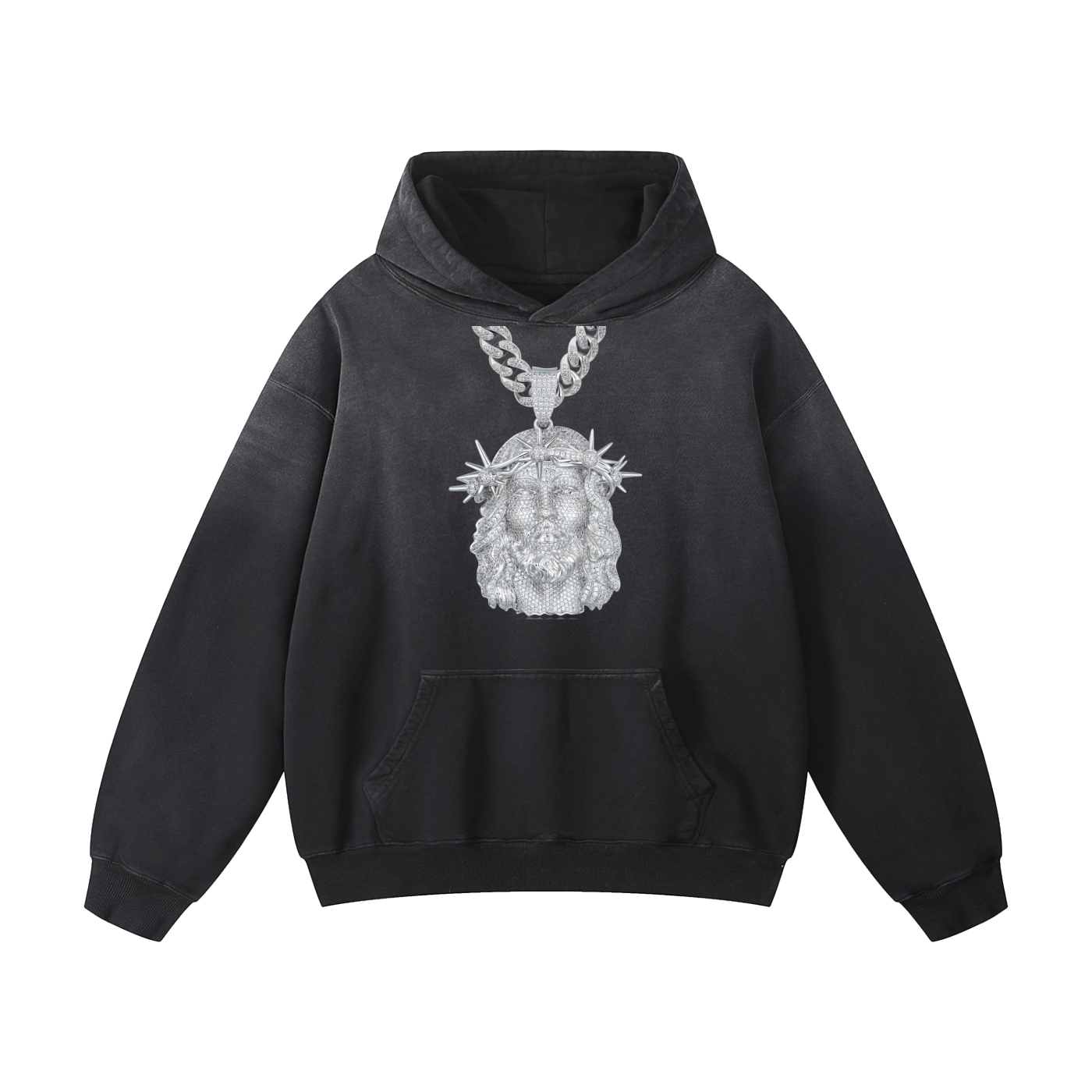 Jesus Piece White Gold Hoodie
