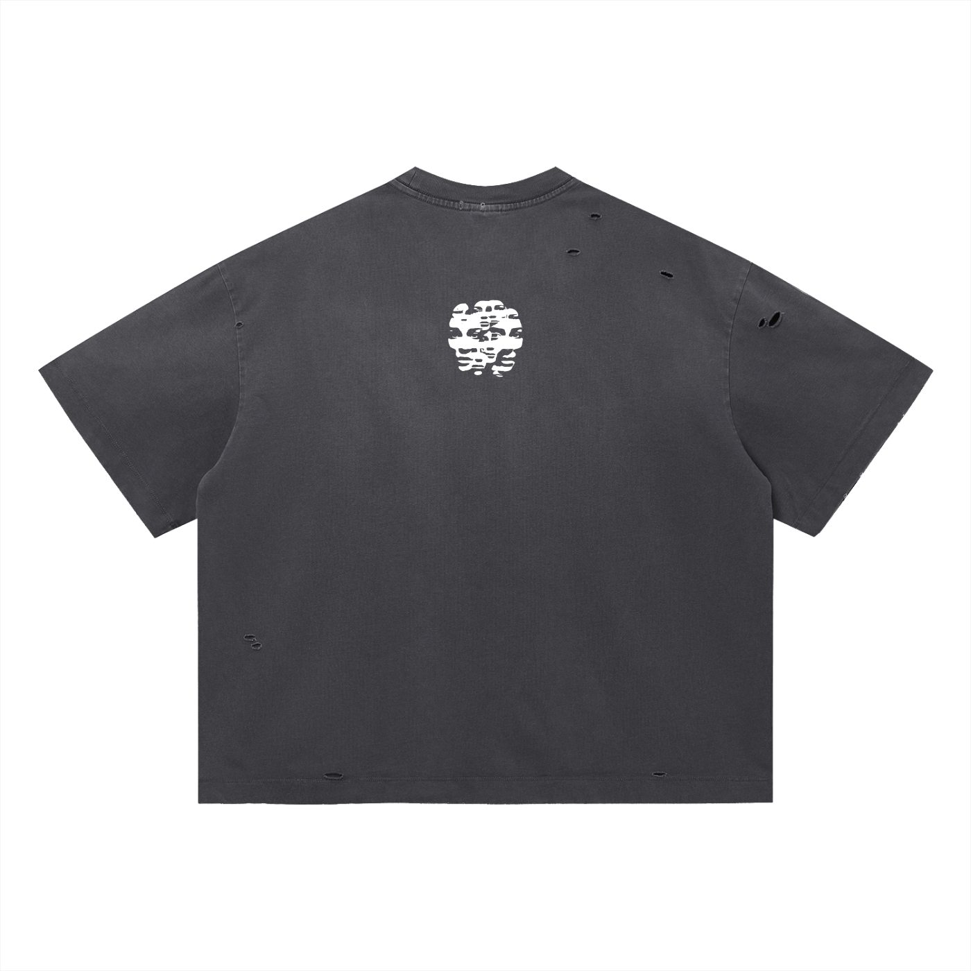 We Are All Sinners Distressed Boxy Oversized T-Shirt