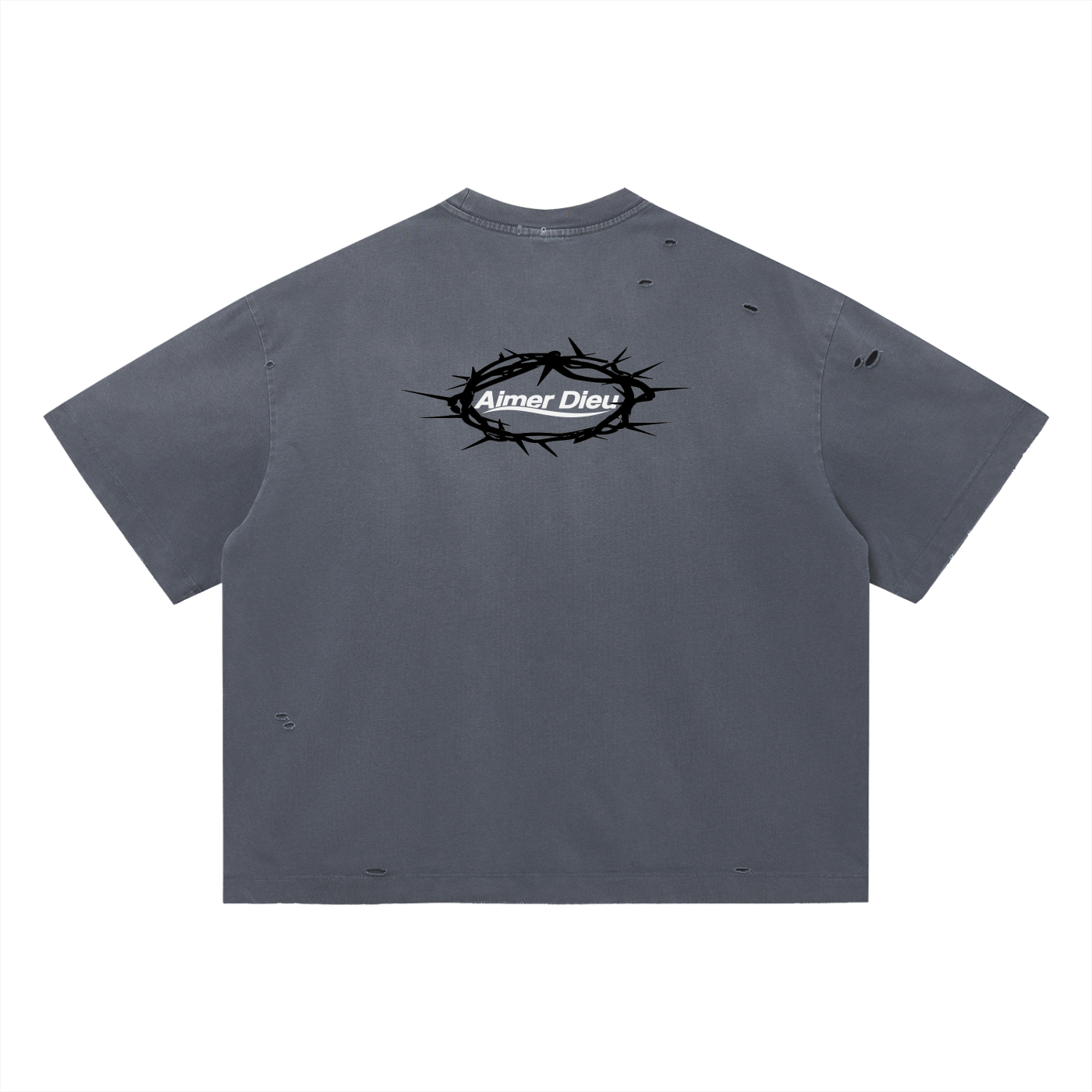 The Greatest Sacrifice Distressed Boxy Oversized T-Shirt